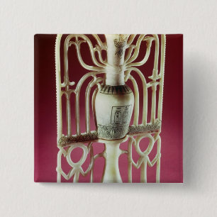 Floral unguent jar, from the Tomb of 15 Cm Square Badge