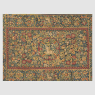 Floral Unicorn Motif Tissue Paper