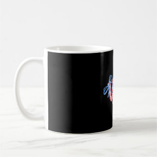 Floral Usa Coquette Bow 4th Of July America Coffee Mug
