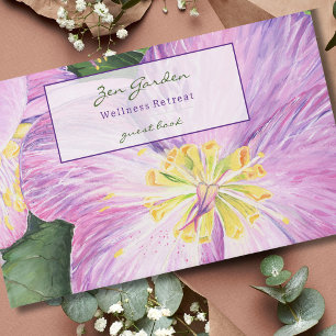Floral Vacation Rental Guest Book