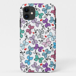 Floral Valentine Pattern iPhone 11 Case