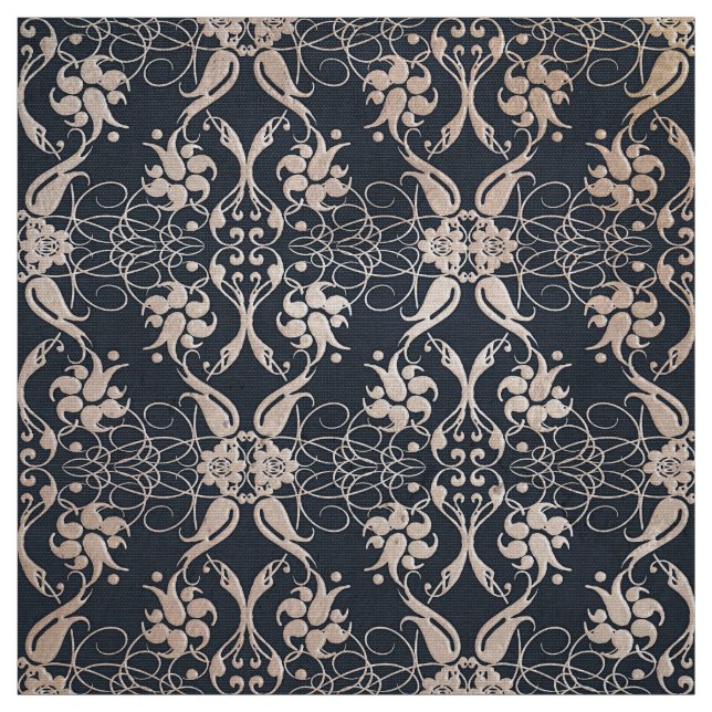 floral victorian pattern fabric (Swatch)