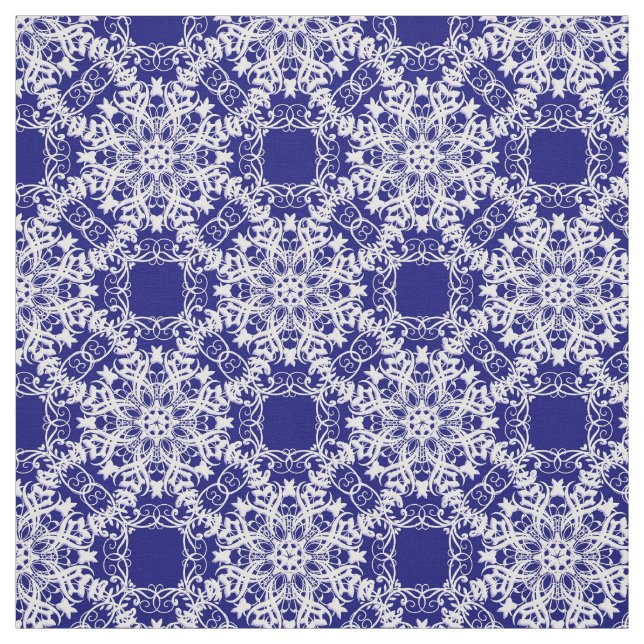 floral victorian retro  pattern fabric (Swatch)
