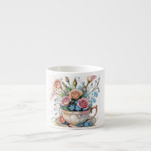  Floral Vine Pattern – Soft Watercolor Boho art