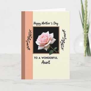 Floral Vines Mothers Day Card