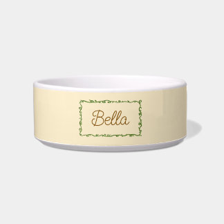 Floral Vines Pet Bowl