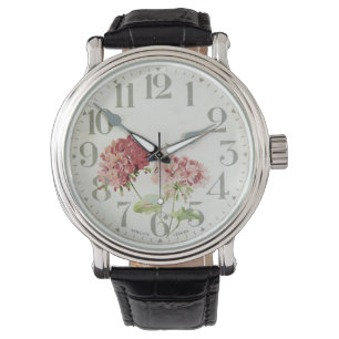 Floral Vintage   Antique Watercolor Watch