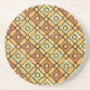 Floral Vintage Background Coaster