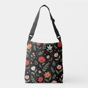 Floral Vintage Beautiful Modern Collection Crossbody Bag