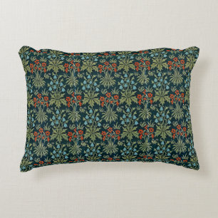 Floral Vintage Carnation Bluebell John Henry Dearl Decorative Cushion