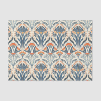 Floral Vintage-Inspired Art Deco Tissue Paper