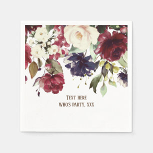 floral vintage napkin