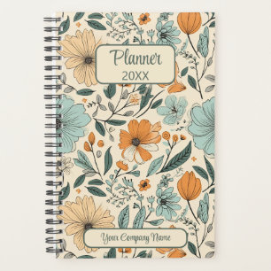 Floral Vintage Pattern Planner