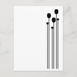 Floral Vintage Postcard