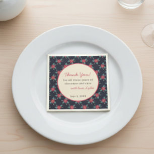 Floral Vintage Thank You Napkin