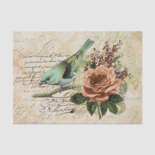 Floral Vintage Tissue Paper