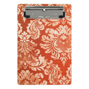 Floral vintage wallpaper background mini clipboard