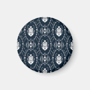 Floral Vintage Wallpaper Seamless Background Magnet