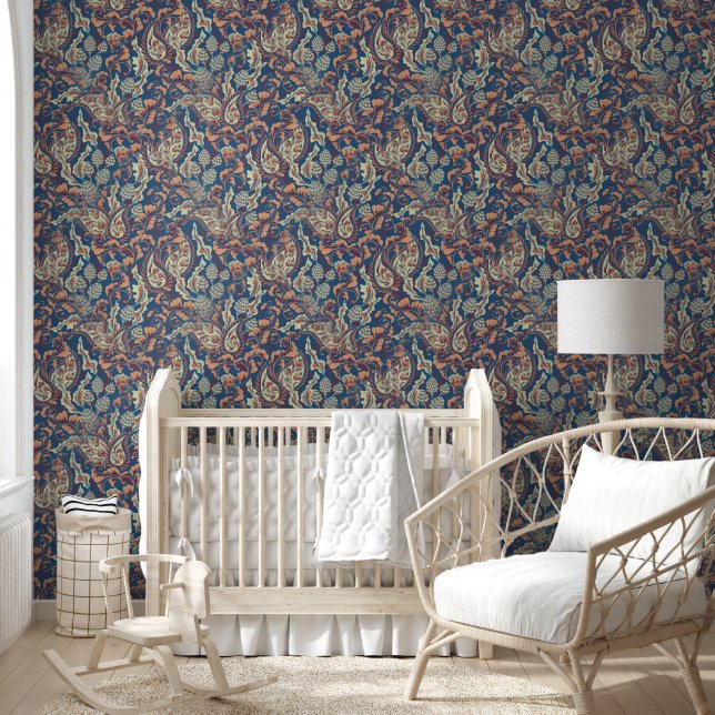 Floral Vintage Wallpaper - Seamless Pattern 1 (Kids)