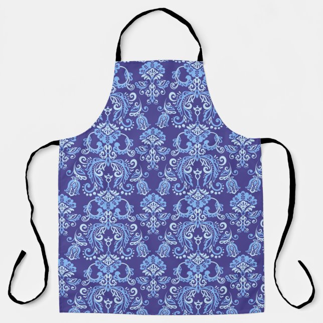 Floral vintage wallpaper seamless vintage pattern apron (Front)
