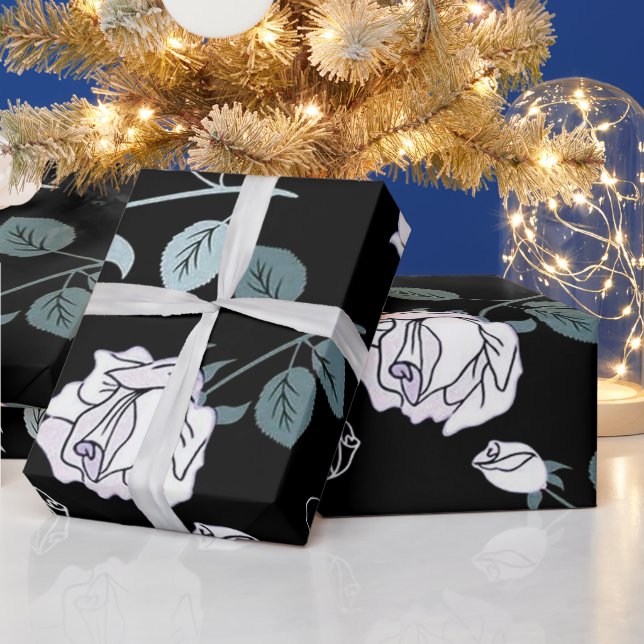 Floral Vintage Wrapping Paper (Holidays)