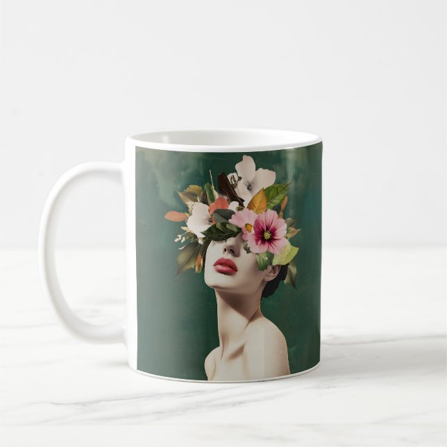 Floral Visions Coffee Mug (Left)
