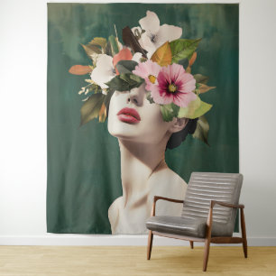 Floral Visions Tapestry
