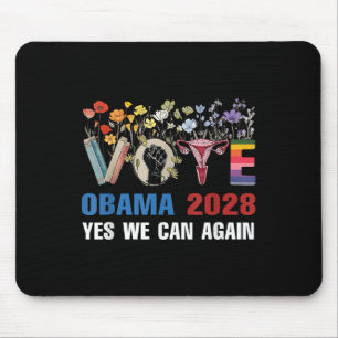 Floral Vote Obama 2028 Lets Fix This President 202 Mouse Pad