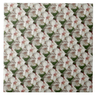 Floral walk ceramic tile