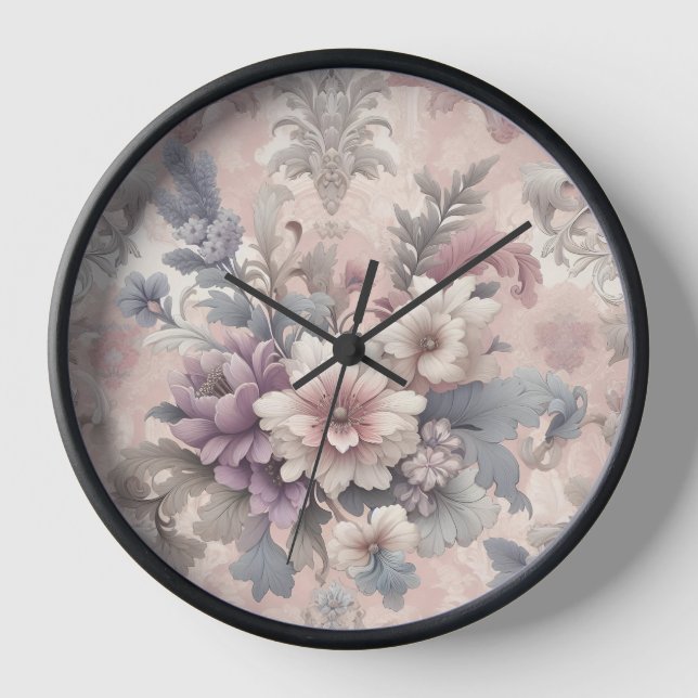 Floral Wall Clock (Front)