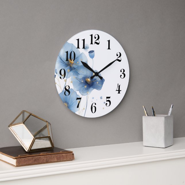 Floral Wall Clock (Office)