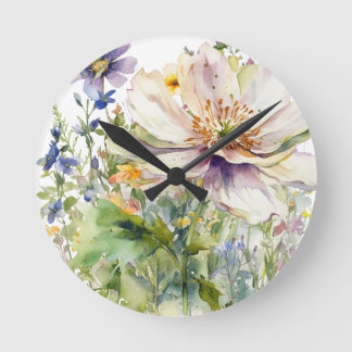 Floral Wall Clock