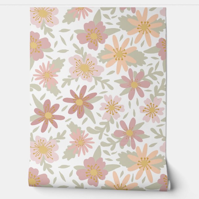 Floral Wallpaper (Unrolling)