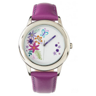 Floral watch for kids