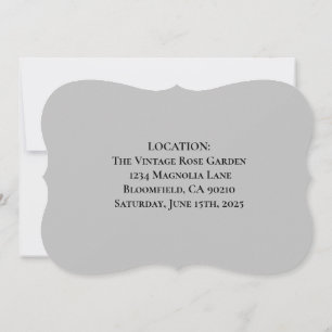 Floral Water colour red and white flowers Wedding Card