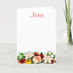 Floral Watercolor Calligraphed Script Template