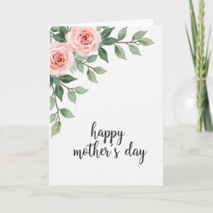 Floral Watercolor Celebration Card