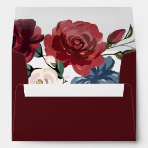 Floral Watercolor Elegant Bloom Envelope