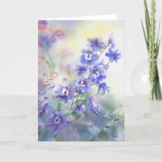 Floral Watercolor Greeting Card