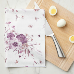 Floral Watercolor Kitchen Towel