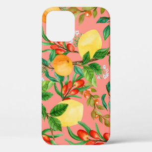 Floral Watercolor Mix: Colourful Seamless Illustra iPhone 12 Case
