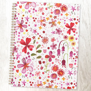 Floral Watercolor Modern Pattern Planner