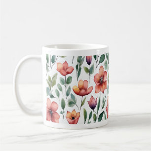 Floral Watercolor Mug