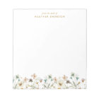 Floral Watercolor Notepad