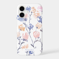 Floral Watercolor Pattern Custom Phone case