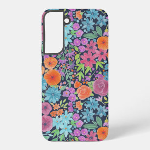 Floral watercolor pattern samsung galaxy case