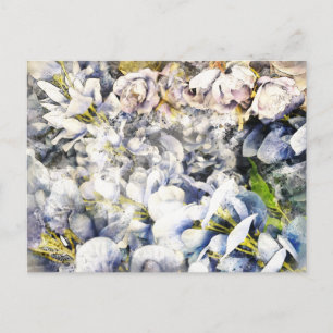 Floral Watercolor Postcard 4
