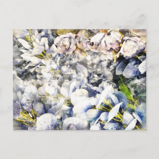 Floral Watercolor Postcard 4