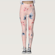 Floral Watercolor Print - Pink Bkgrd