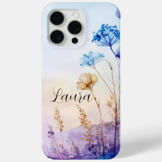 Floral watercolour iPhone 15 Pro Max Case, cool iPhone 15 Pro Max Case